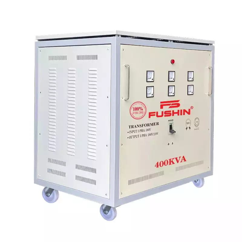 Biến Áp Tự Ngẫu 3 Pha 400KVA FUSHIN Vào 380V Ra 200V-220V Dây Đồng - Hình 2