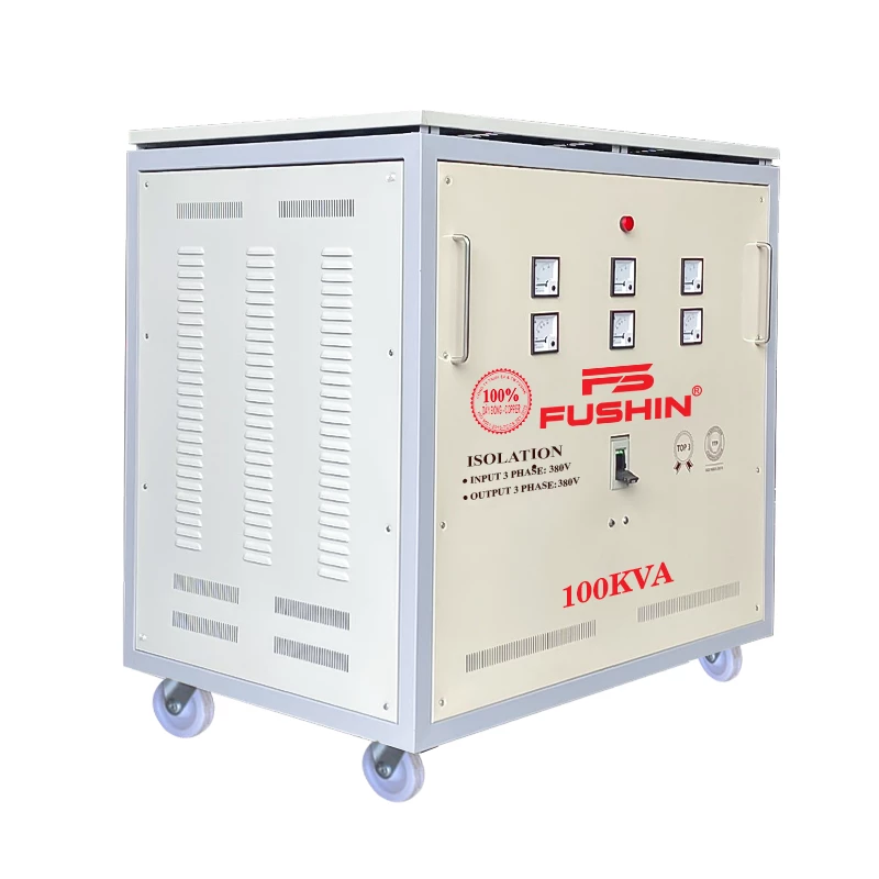 Biến Áp Cách Ly 3 Pha 380V Ra 380V 100KVA FUSHIN Dây Đồng - Hình 2