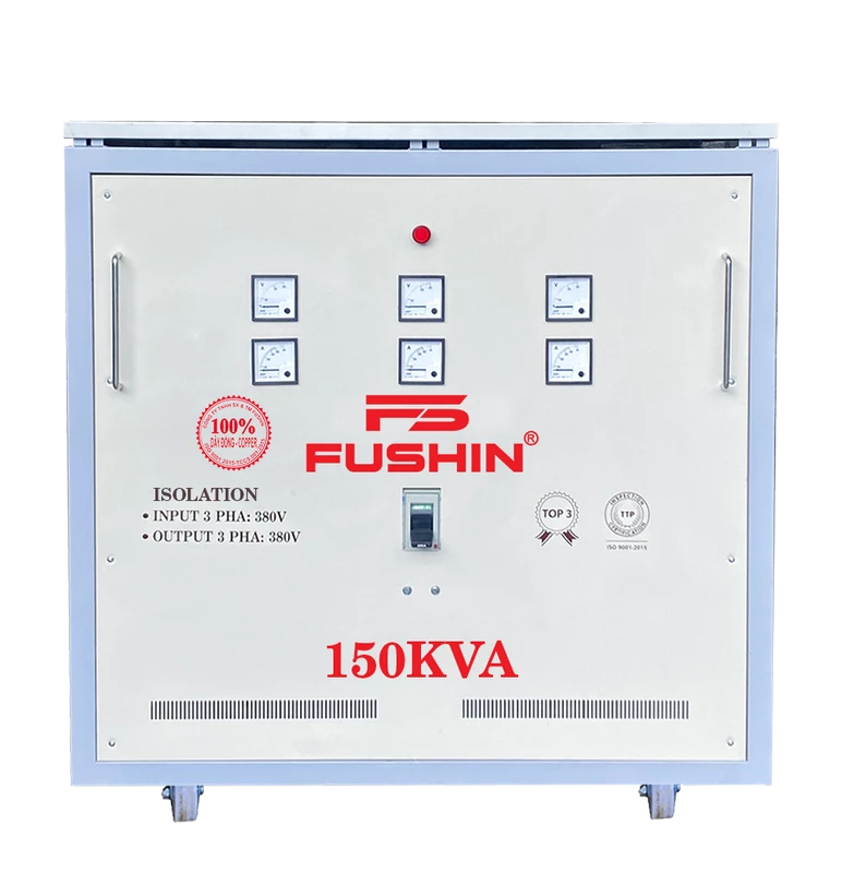 Biến Áp Cách Ly 3 Pha 380V Ra 380V 150KVA FUSHIN Dây Đồng - Hình 1