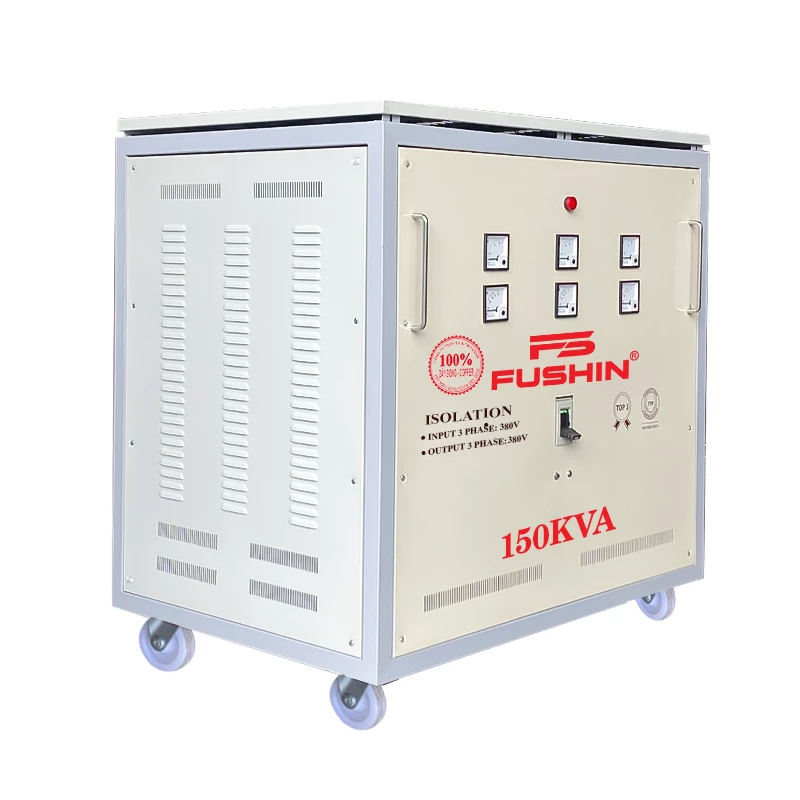 Biến Áp Cách Ly 3 Pha 380V Ra 380V 150KVA FUSHIN Dây Đồng - Hình 2