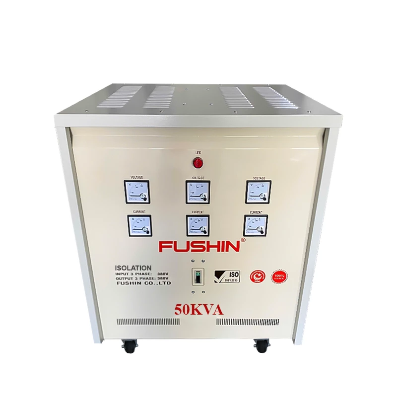 Biến Áp Cách Ly 3 Pha 380V Ra 380V 50KVA FUSHIN Dây Đồng - Hình 1