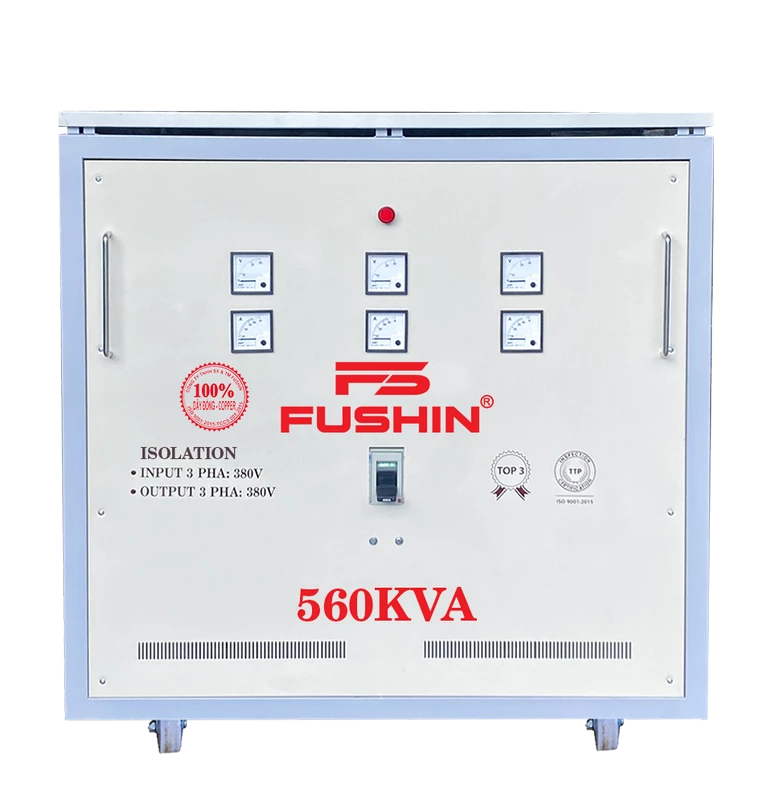 Biến Áp Cách Ly 3 Pha 380V Ra 380V 560KVA FUSHIN Dây Đồng - Hình 1