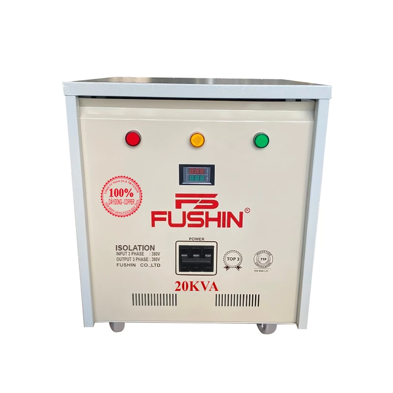 Biến Áp Cách Ly 3 Pha 380V Ra 380V 20KVA FUSHIN Dây Đồng - Hình 1
