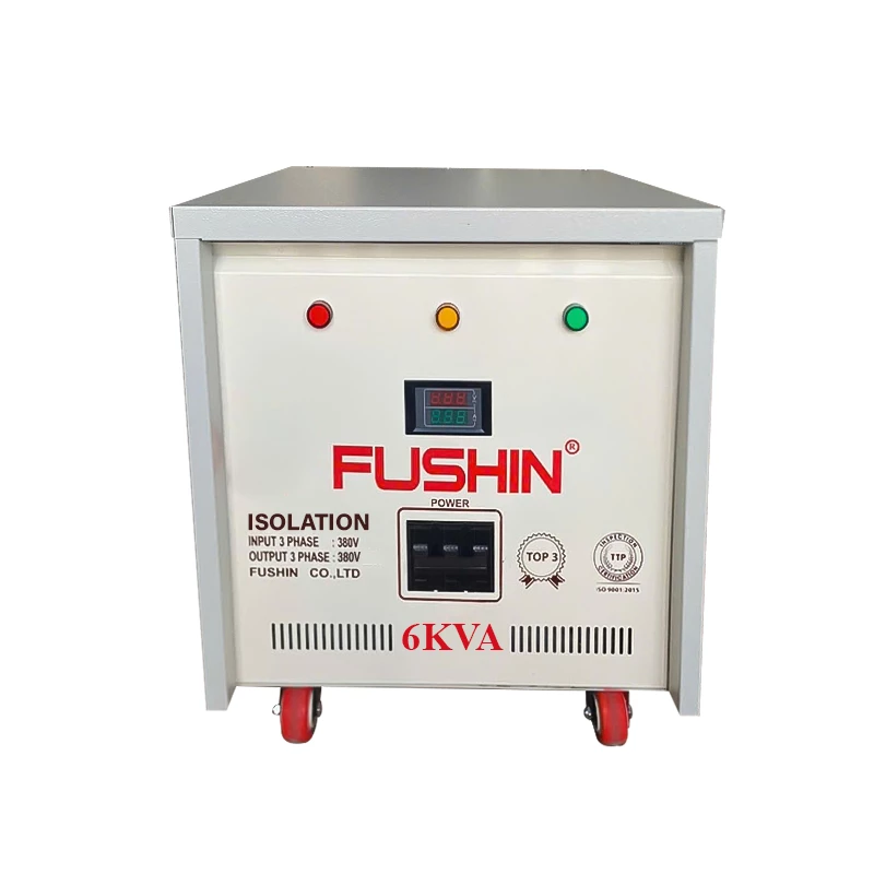 Biến Áp Cách Ly 3 Pha 380V Ra 380V 6KVA FUSHIN Thông Dụng - Hình 1