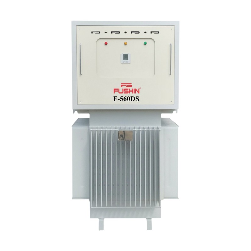 Ổn áp ngâm dầu 3 pha fushin f-560ds dải 320v~440v - Hình 1