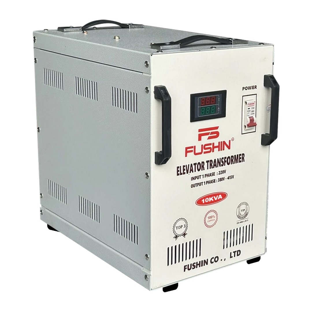 Biến Áp Thang Máy 10kVA Vào 220V Ra 380V-415V FUSHIN - Hình 2