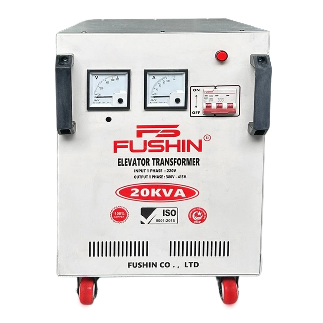 Biến Áp Thang Máy 20kVA Vào 220V Ra 380V-415V FUSHIN - Hình 1