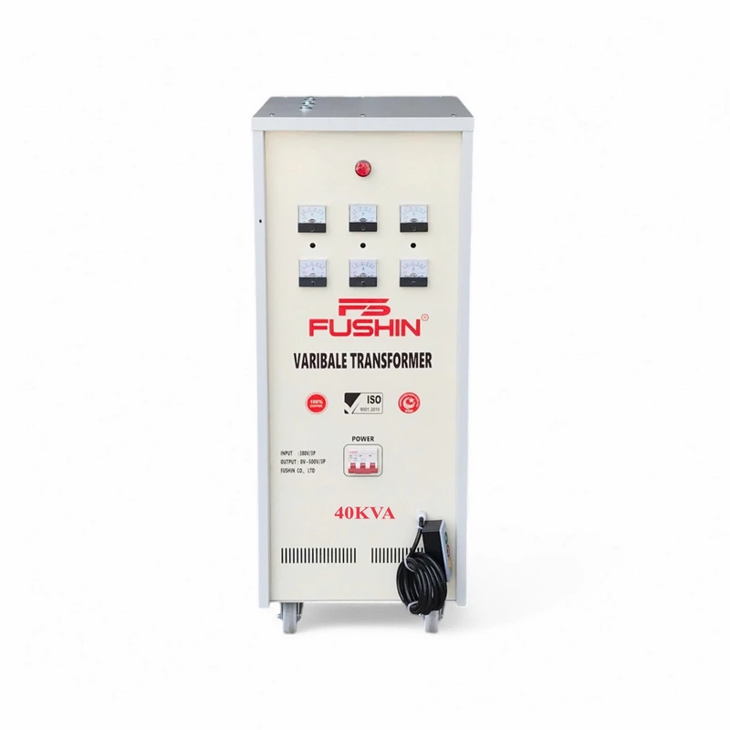 Biến Áp Vô Cấp 3 Pha 40kVA FUSHIN 380V Ra 0V-430V - Hình 1
